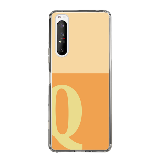 Slim Protection Case［ Original - initial two tone - Q orange ］