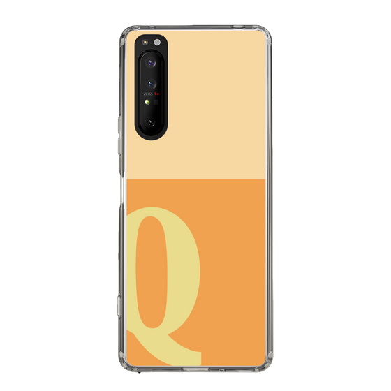 Slim Protection Case［ Original - initial two tone - Q orange ］
