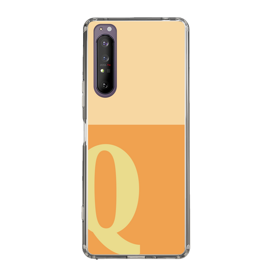 Slim Protection Case［ Original - initial two tone - Q orange ］