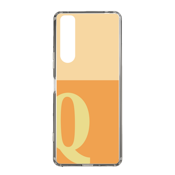 Slim Protection Case［ Original - initial two tone - Q orange ］