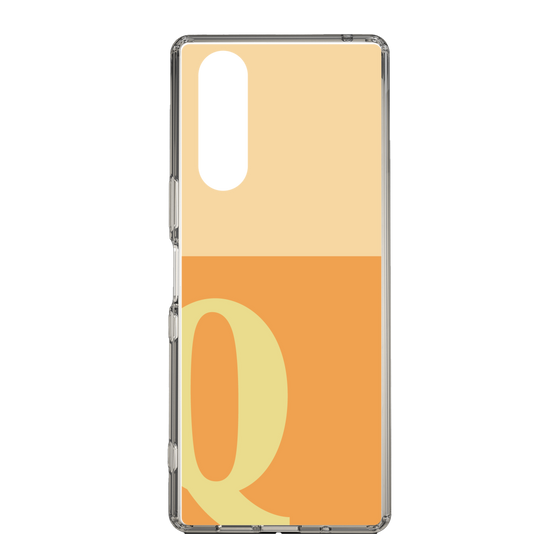 Slim Protection Case［ Original - initial two tone - Q orange ］