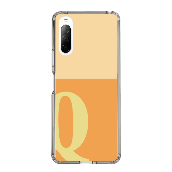 Slim Protection Case［ Original - initial two tone - Q orange ］