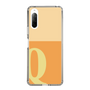 Slim Protection Case［ Original - initial two tone - Q orange ］