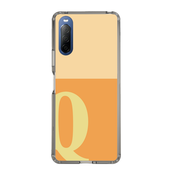 Slim Protection Case［ Original - initial two tone - Q orange ］