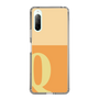 Slim Protection Case［ Original - initial two tone - Q orange ］
