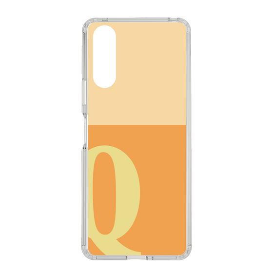 Slim Protection Case［ Original - initial two tone - Q orange ］