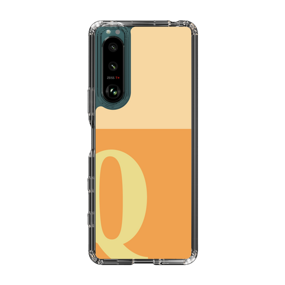 Slim Protection Case［ Original - initial two tone - Q orange ］