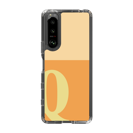 Slim Protection Case［ Original - initial two tone - Q orange ］