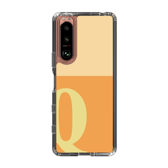Slim Protection Case［ Original - initial two tone - Q orange ］