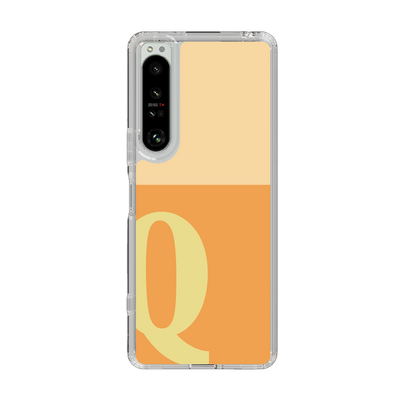 Slim Protection Case［ Original - initial two tone - Q orange ］
