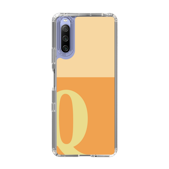 Slim Protection Case［ Original - initial two tone - Q orange ］