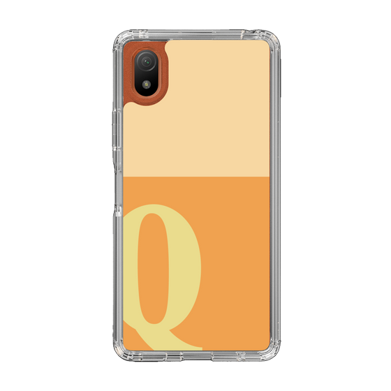Slim Protection Case［ Original - initial two tone - Q orange ］