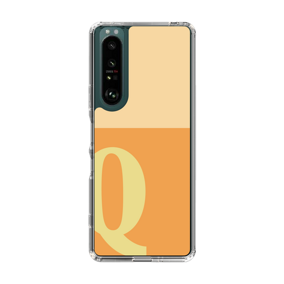 Slim Protection Case［ Original - initial two tone - Q orange ］