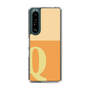 Slim Protection Case［ Original - initial two tone - Q orange ］