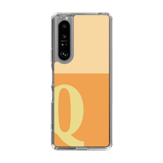 Slim Protection Case［ Original - initial two tone - Q orange ］