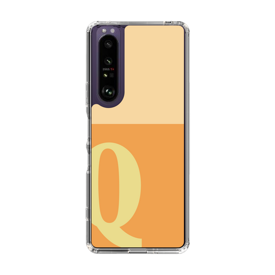 Slim Protection Case［ Original - initial two tone - Q orange ］
