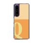 Slim Protection Case［ Original - initial two tone - Q orange ］