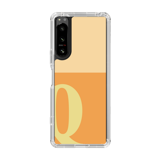 Slim Protection Case［ Original - initial two tone - Q orange ］
