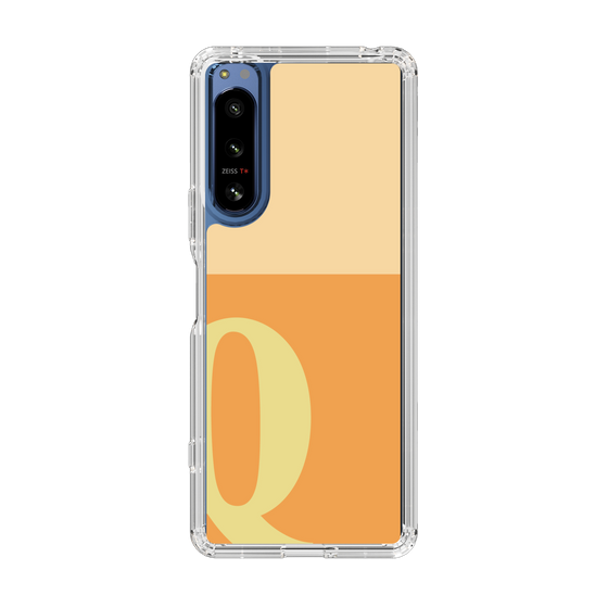 Slim Protection Case［ Original - initial two tone - Q orange ］