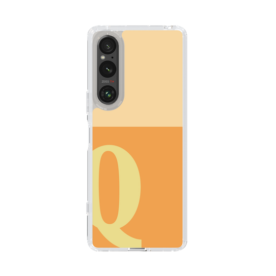 Slim Protection Case［ Original - initial two tone - Q orange ］