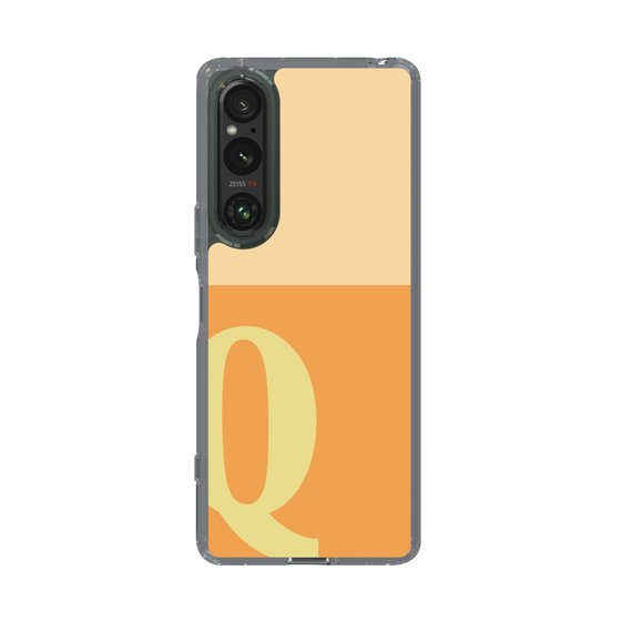 Slim Protection Case［ Original - initial two tone - Q orange ］