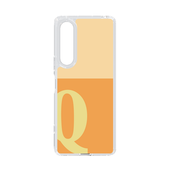 Slim Protection Case［ Original - initial two tone - Q orange ］