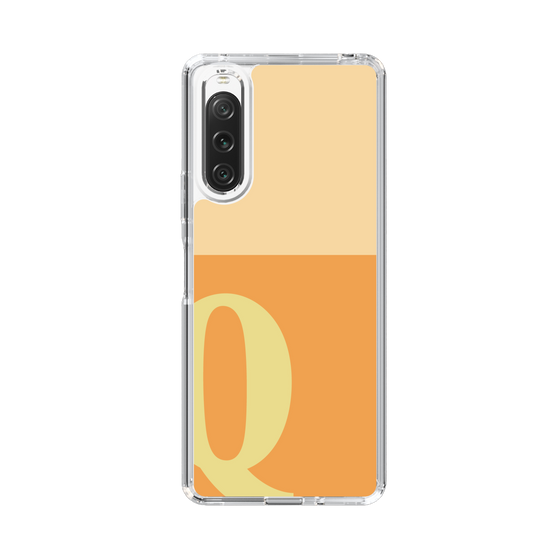 Slim Protection Case［ Original - initial two tone - Q orange ］