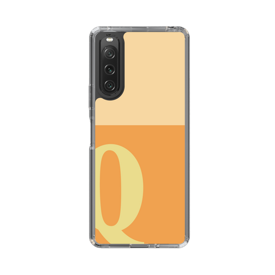 Slim Protection Case［ Original - initial two tone - Q orange ］