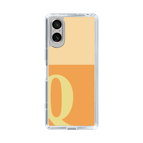 Slim Protection Case［ Original - initial two tone - Q orange ］