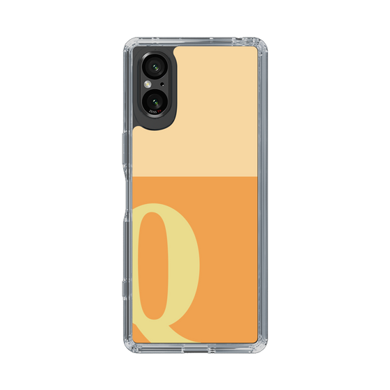 Slim Protection Case［ Original - initial two tone - Q orange ］