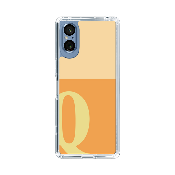 Slim Protection Case［ Original - initial two tone - Q orange ］