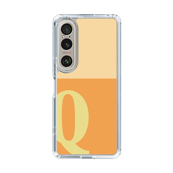 Slim Protection Case［ Original - initial two tone - Q orange ］