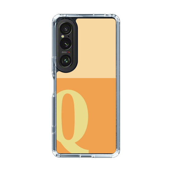 Slim Protection Case［ Original - initial two tone - Q orange ］