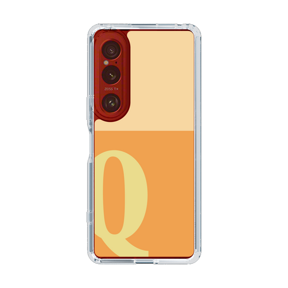 Slim Protection Case［ Original - initial two tone - Q orange ］
