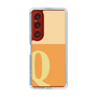 Slim Protection Case［ Original - initial two tone - Q orange ］