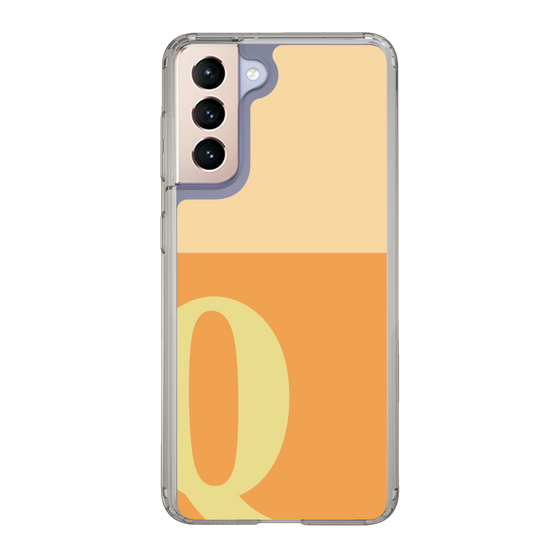 Slim Protection Case［ Original - initial two tone - Q orange ］