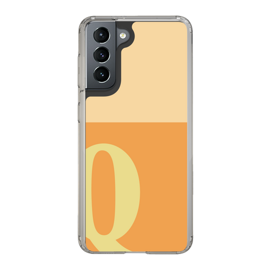 Slim Protection Case［ Original - initial two tone - Q orange ］