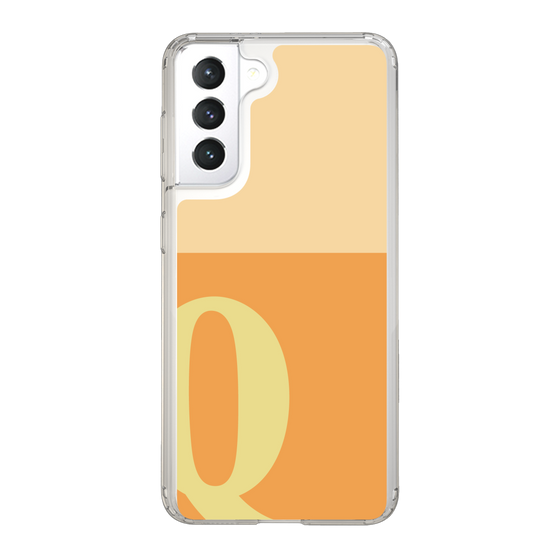 Slim Protection Case［ Original - initial two tone - Q orange ］