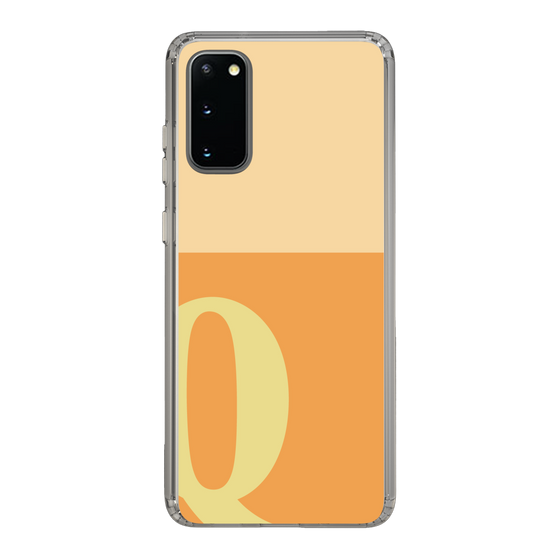 Slim Protection Case［ Original - initial two tone - Q orange ］