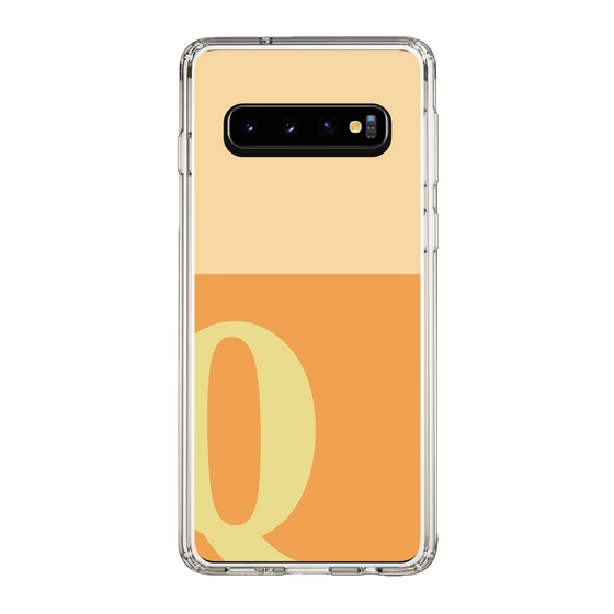 Slim Protection Case［ Original - initial two tone - Q orange ］