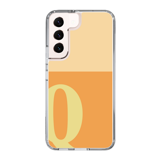 Slim Protection Case［ Original - initial two tone - Q orange ］