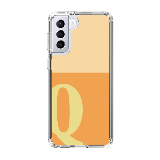 Slim Protection Case［ Original - initial two tone - Q orange ］