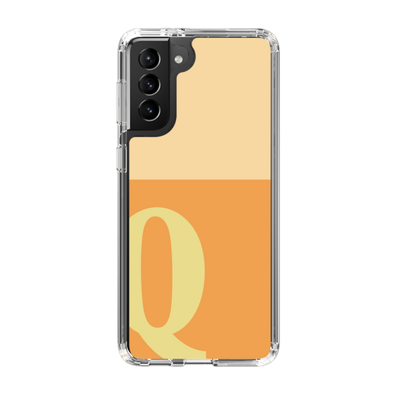 Slim Protection Case［ Original - initial two tone - Q orange ］