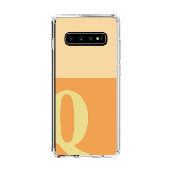 Slim Protection Case［ Original - initial two tone - Q orange ］