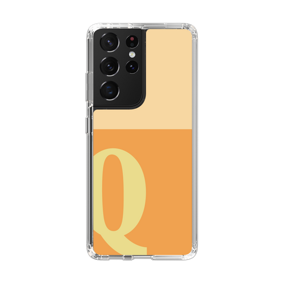 Slim Protection Case［ Original - initial two tone - Q orange ］