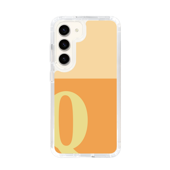 Slim Protection Case［ Original - initial two tone - Q orange ］
