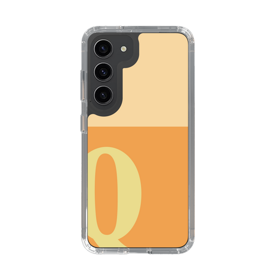 Slim Protection Case［ Original - initial two tone - Q orange ］