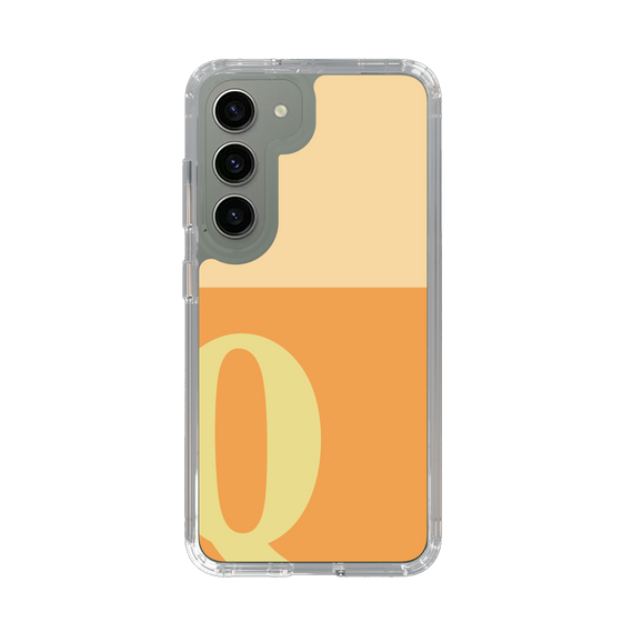 Slim Protection Case［ Original - initial two tone - Q orange ］