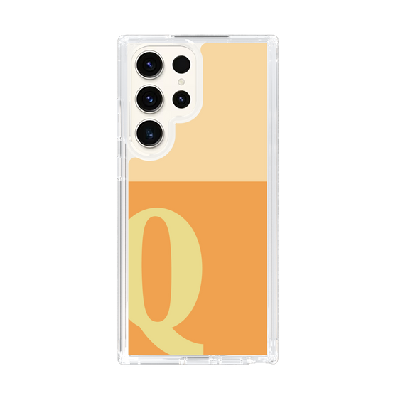 Slim Protection Case［ Original - initial two tone - Q orange ］