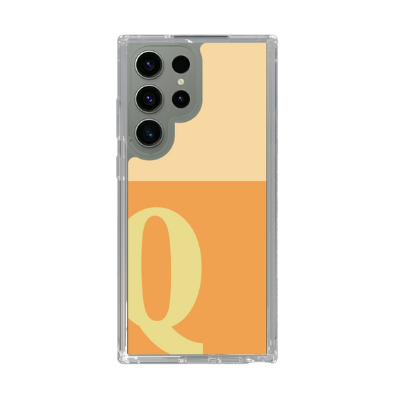 Slim Protection Case［ Original - initial two tone - Q orange ］